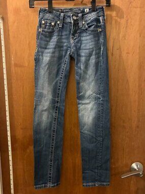 Size 8 - MissMe - Girl's Blue Jeans - W22/L26